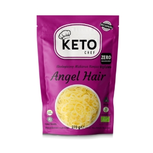 MAKARON (KONJAC) ANGEL HAIR BEZGLUTENOWY BIO 270 g (200 g) – KETO CHEF
