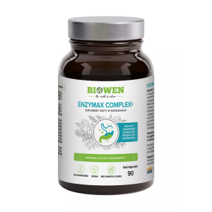 KAPSUŁKI NA WSPARCIE TRAWIENIA ENZYMAX COMPLEX+ 90 szt. – BIOWEN