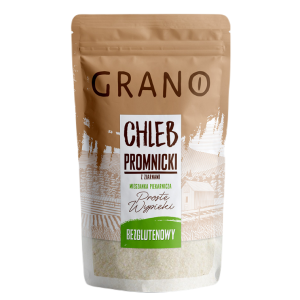 MIESZANKA DO WYPIEKU CHLEBA PROMNICKIEGO Z ZIARNAMI BEZGLUTENOWA 500 g – GRANO