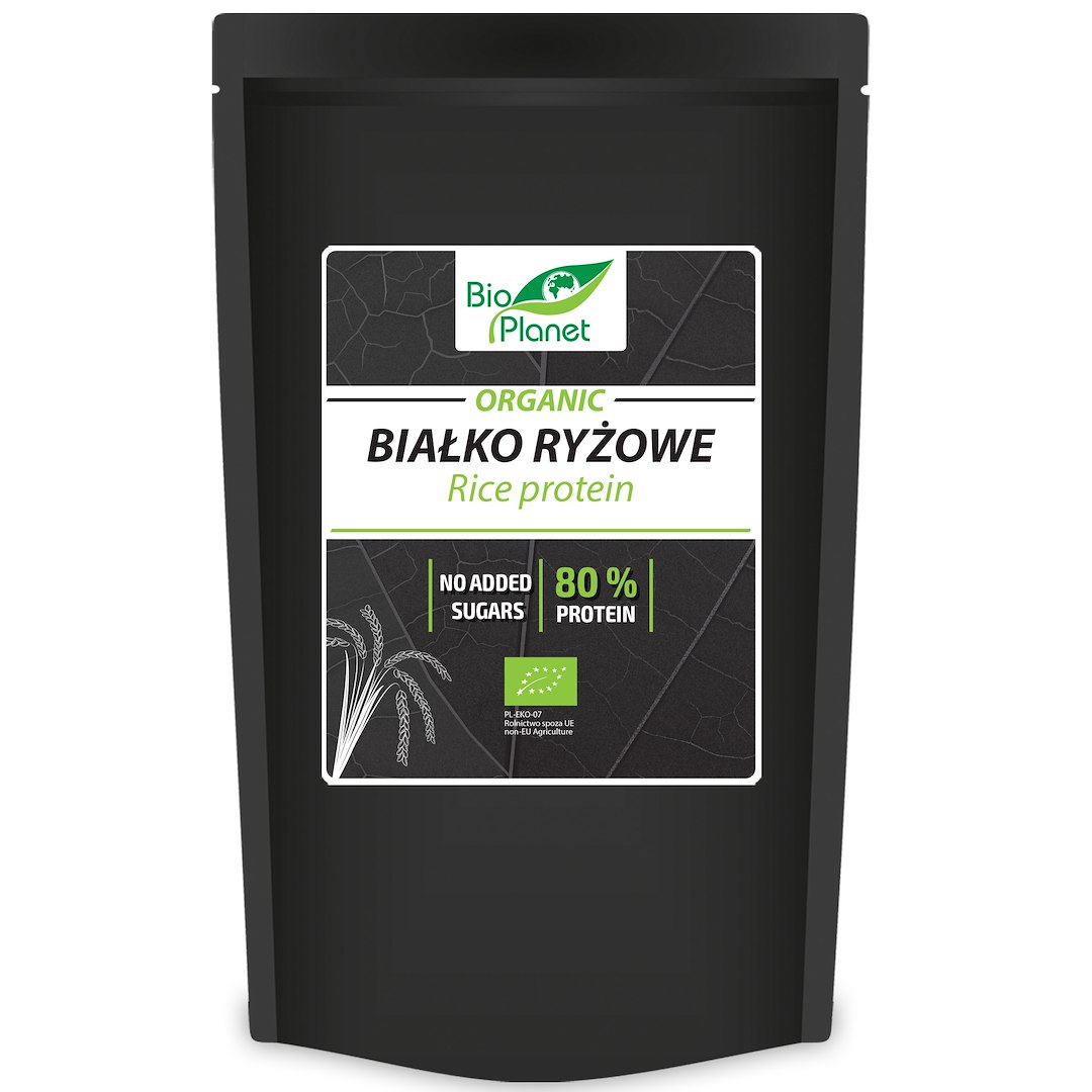 BIAŁKO RYŻOWE BIO 150 g - BIO PLANET - obrazek 2