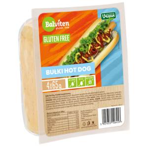 BUŁKI DO HOT DOGÓW BEZGLUTENOWE (4 szt.) 260 g – BALVITEN