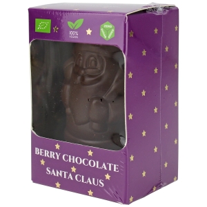 MIKOŁAJ Z CZEKOLADY JAGODOWEJ BEZ DODATKU CUKRÓW BIO 75 g – COCOA (PRODUKT SEZONOWY)