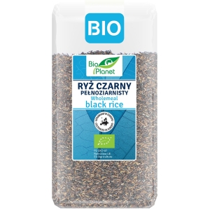 RYŻ CZARNY PEŁNOZIARNISTY (UPRAWIANY W EUROPIE) BIO 500 g – BIO PLANET