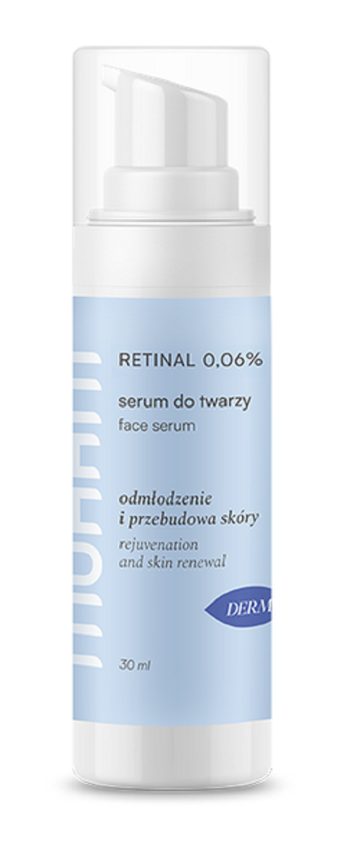 SERUM DO TWARZY ANTI-AGING Z RETINALEM 0,06 % 30 ml - MOHANI - obrazek 2