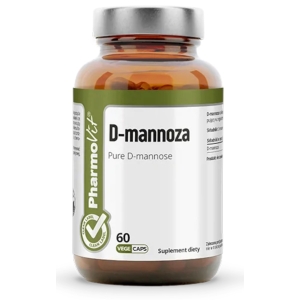 D-MANNOZA (750 mg) BEZGLUTENOWA 60 KAPSUŁEK – PHARMOVIT (CLEAN LABEL)