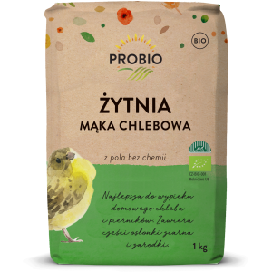 MĄKA ŻYTNIA CHLEBOWA TYP 720 BIO 1 kg – PROBIO