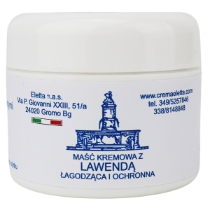 MAŚĆ KREMOWA Z LAWENDĄ ŁAGODZĄCA I OCHRONNA 50 ml – ELETTA