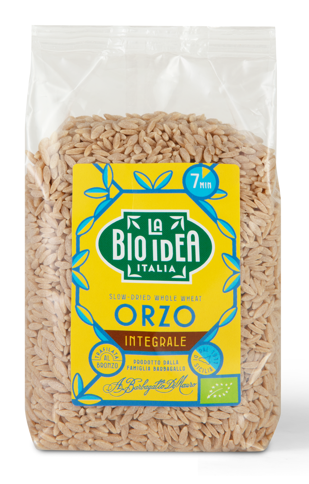 MAKARON (SEMOLINOWY RAZOWY) ORZO BIO 400 g - LA BIO IDEA - obrazek 2