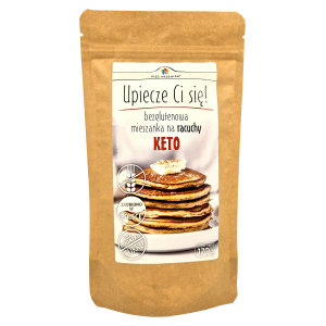 MIESZANKA DO WYPIEKU RACUCHÓW BEZGLUTENOWA KETO 170 g – PIĘĆ PRZEMIAN