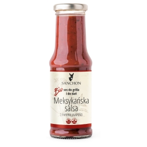 SOS MEKSYKAŃSKA SALSA BEZGLUTENOWY BIO 210 ml – SANCHON