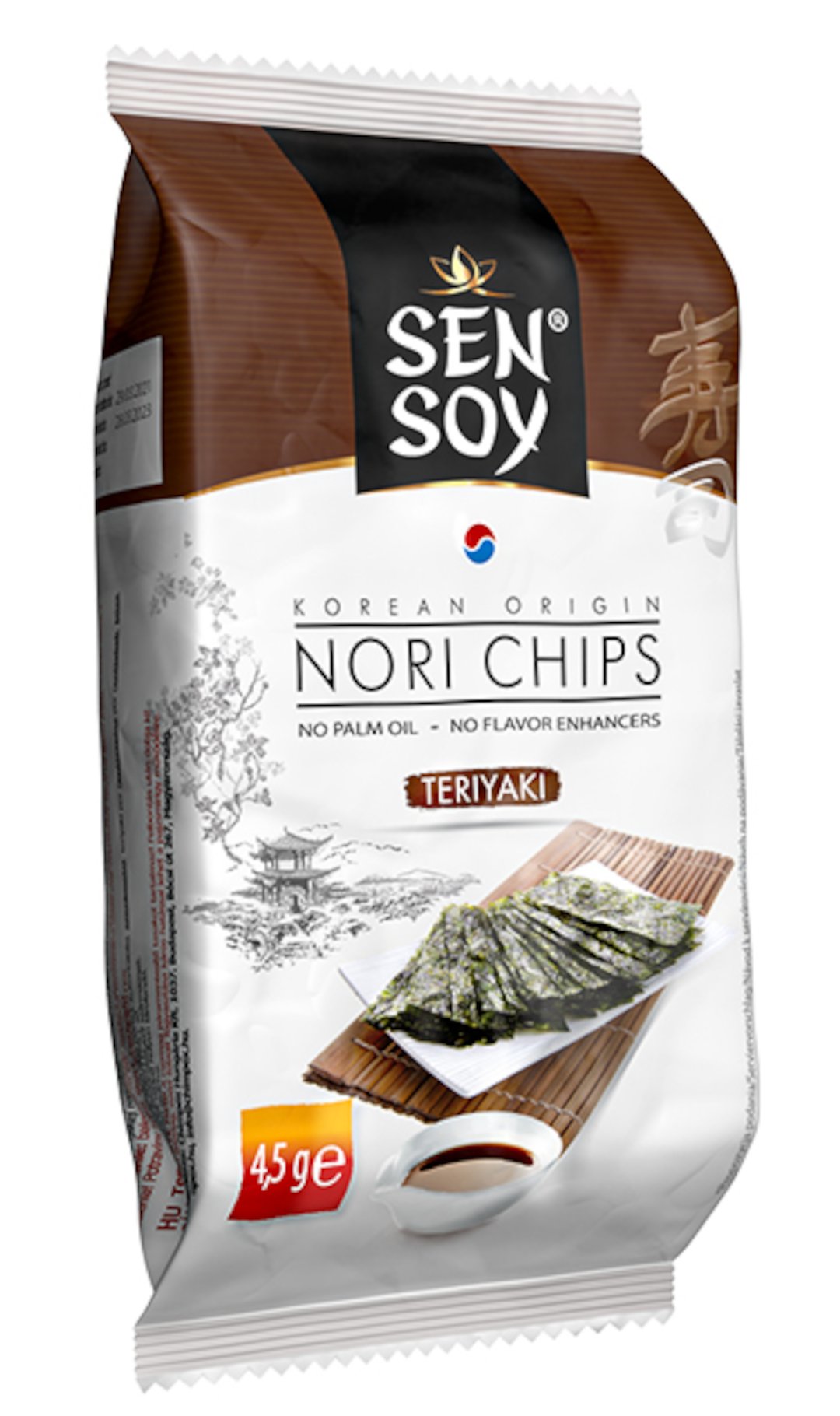 CHIPSY NORI TERIYAKI 4,5 g - SEN SOY - obrazek 2