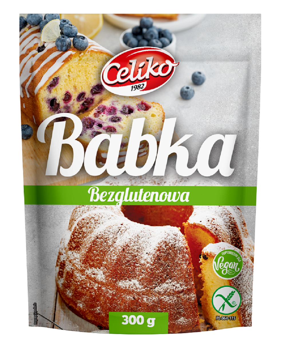 MIESZANKA DO WYPIEKU BABKI BEZGLUTENOWA 300 g - CELIKO - obrazek 2