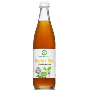 SYROP Z KWIATÓW CZARNEGO BZU BEZGLUTENOWY BIO 500 ml – BIOFOOD