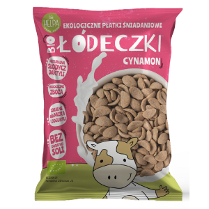 ŁÓDECZKI JAGLANO – OWSIANE Z CYNAMONEM BEZ DODATKU CUKRÓW BIO 260 g – HELPA