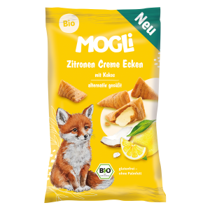 ROŻKI Z KREMEM KOKOSOWO – CYTRYNOWYM BEZGLUTENOWE BIO 30 g – MOGLI