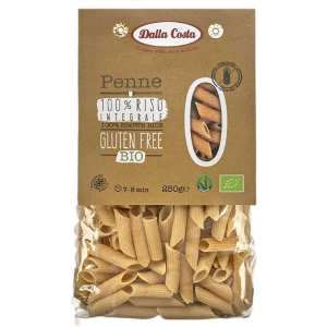 MAKARON (RYŻOWY RAZOWY) PENNE BEZGLUTENOWY BIO 250 g – DALLA COSTA