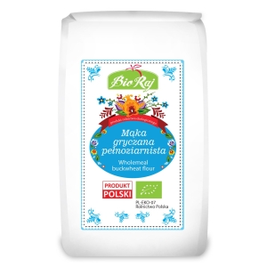 MĄKA GRYCZANA PEŁNOZIARNISTA BIO (POLSKA) 600 g – BIO RAJ