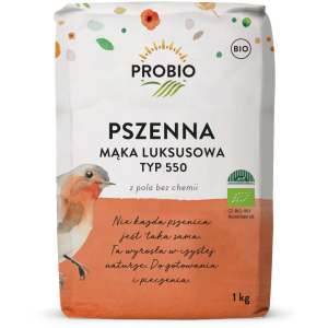 MĄKA PSZENNA LUKSUSOWA TYP 550 BIO 1 kg – PROBIO