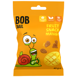 ŻELKI MANGO BEZ ŻELATYNY BEZGLUTENOWE 40 g – BOB SNAIL