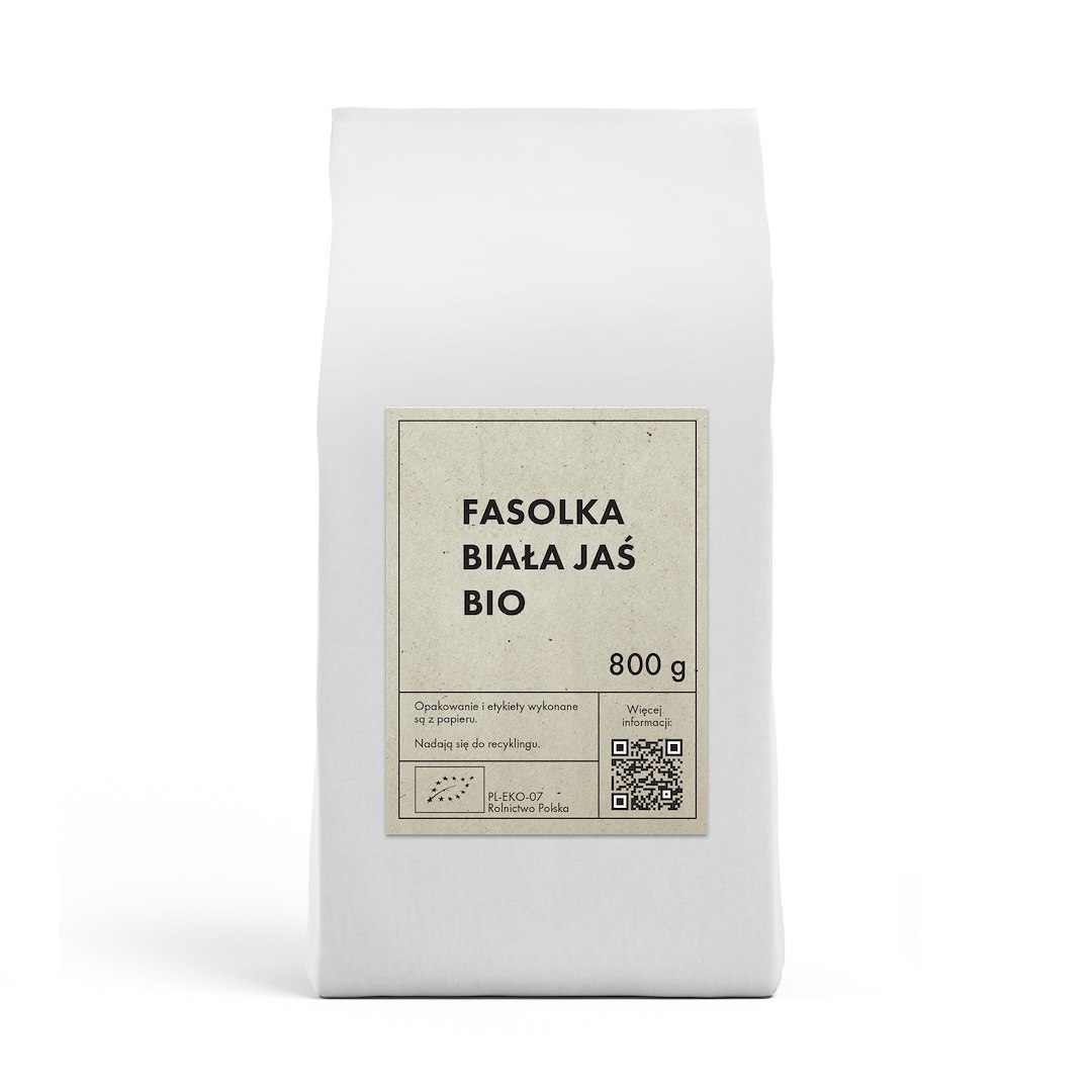 FASOLKA BIAŁA JAŚ BIO 800 g - THE PLANET - obrazek 2