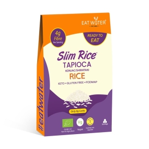 MAKARON (Z TAPIOKI I KONJAC) W KSZTAŁCIE RYŻU BEZGLUTENOWY BIO 200 g – SLIM (EAT WATER)