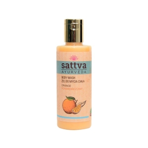 ŻEL DO MYCIA CIAŁA POMARAŃCZOWY 210 ml – SATTVA (AYURVEDA)