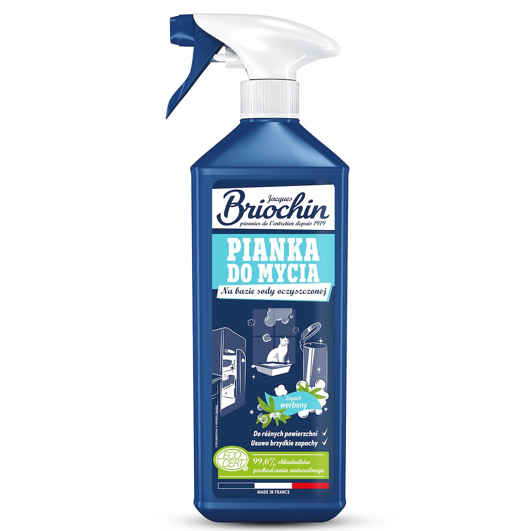 PIANKA CZYSZCZĄCA USUWAJĄCA ZAPACHY WERBENOWA W SPRAYU ECO 750 ml - BRIOCHIN - obrazek 2