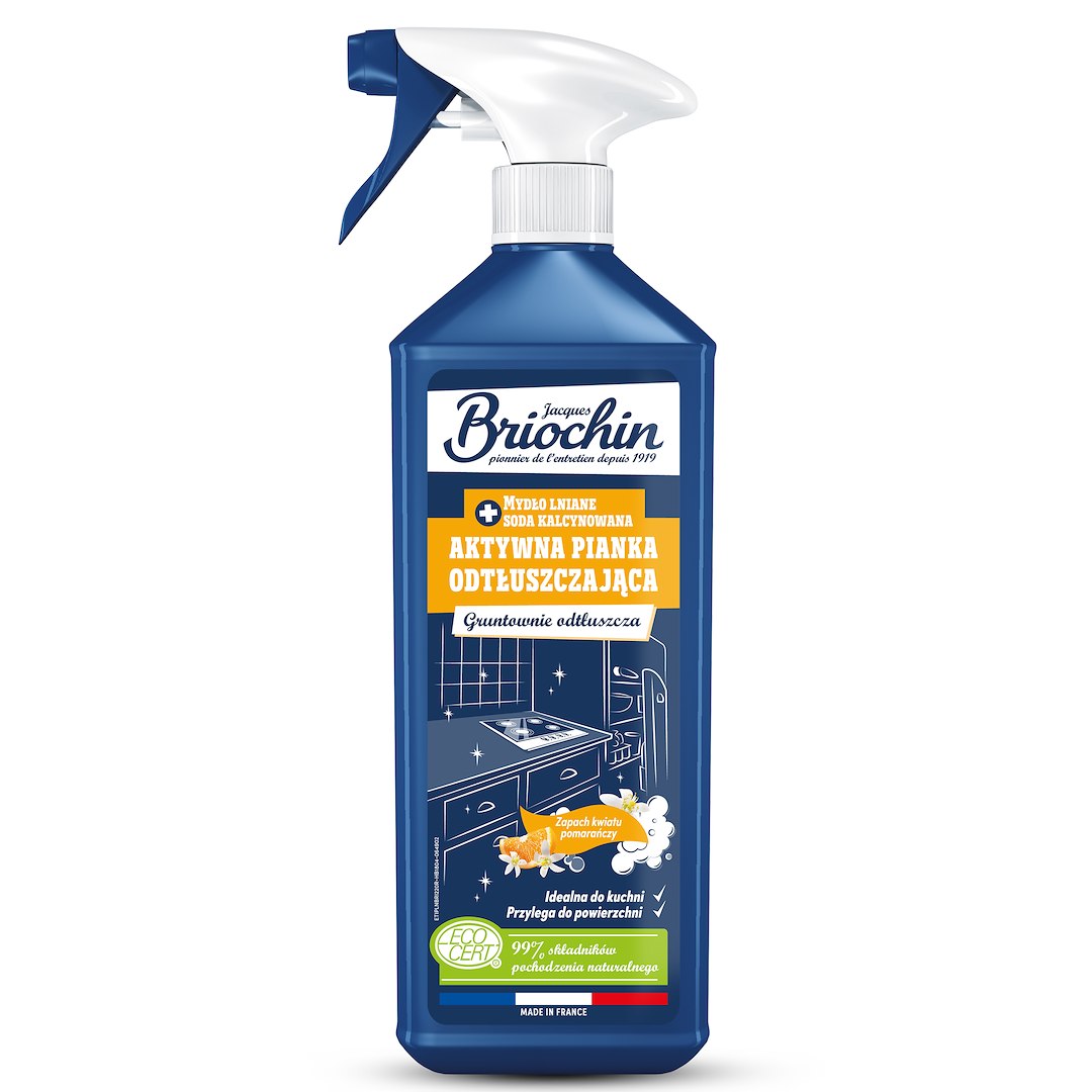 PIANKA ODTŁUSZCZAJĄCA POMARAŃCZOWA W SPRAYU ECO 750 ml - BRIOCHIN - obrazek 2