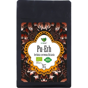 HERBATA CZERWONA LIŚCIASTA PU ERH BIO 70 g – ECOBLIK