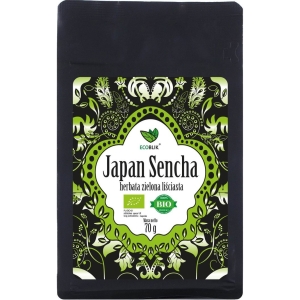 HERBATA ZIELONA LIŚCIASTA SENCHA JAPOŃSKA BIO 70 g – ECOBLIK
