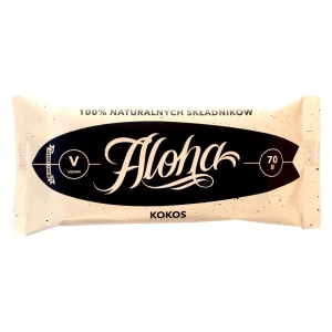 BATON BAKALIOWY Z KOKOSEM ALOHA BEZGLUTENOWY 70 g – ZMIANY ZMIANY