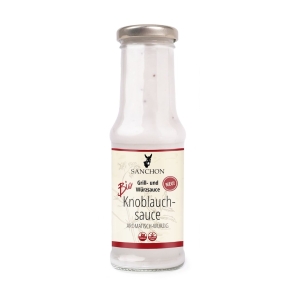 SOS CZOSNKOWY BEZGLUTENOWY BIO 210 ml  – SANCHON