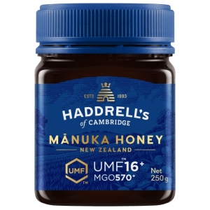 MIÓD MANUKA MGO 570+ UMF 16+ 250 g – HADDRELL’S OF CAMBRIDGE