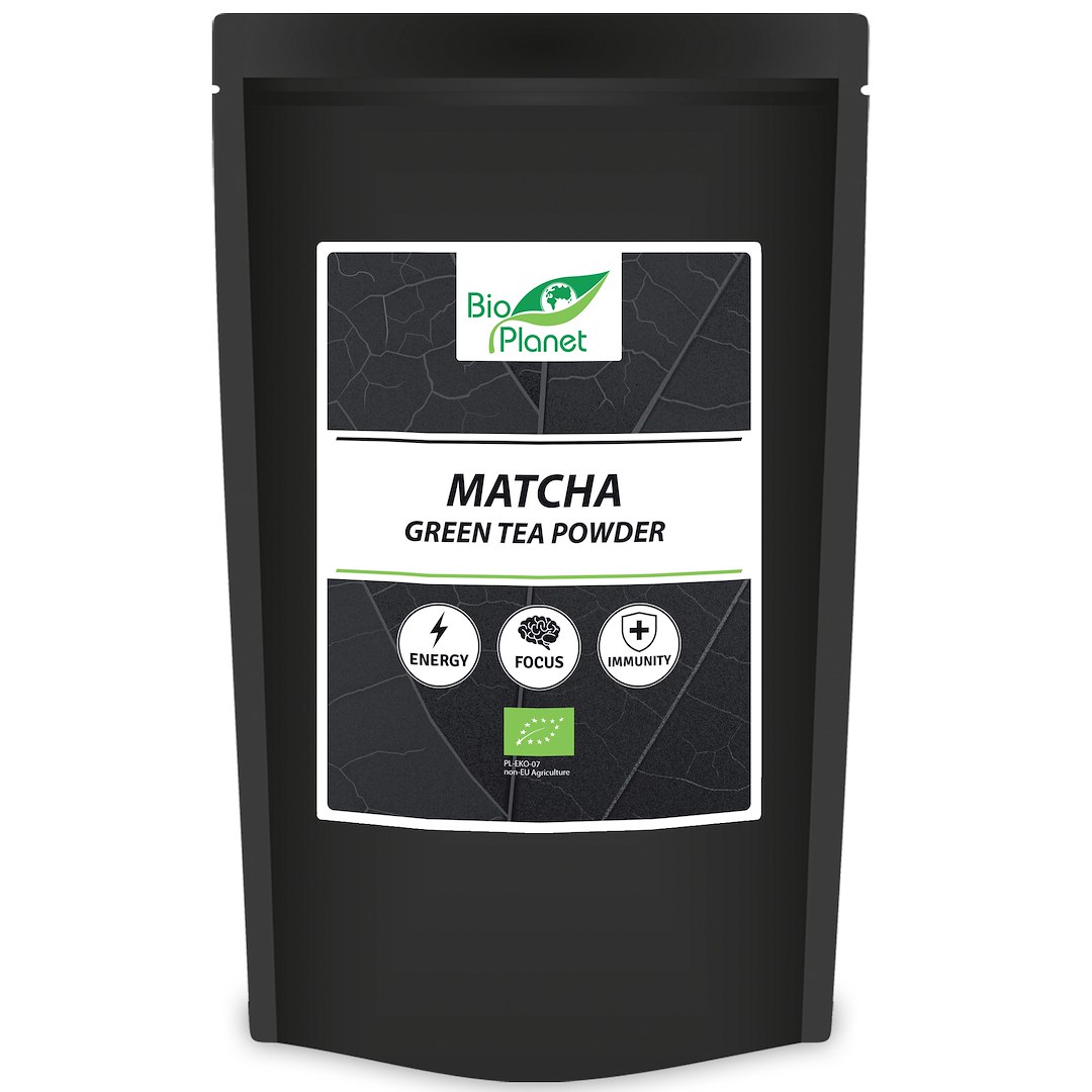 HERBATA ZIELONA MATCHA BIO 500 g - BIO PLANET INTERNATIONAL - obrazek 2
