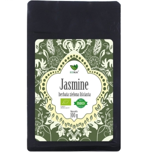 HERBATA ZIELONA LIŚCIASTA JAŚMINOWA BIO 100 g – ECOBLIK