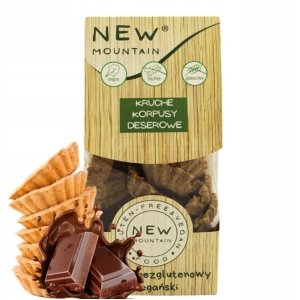 KORPUSY DESEROWE KRUCHE CZEKOLADOWE BEZGLUTENOWE 200 g – NEW MOUNTAIN