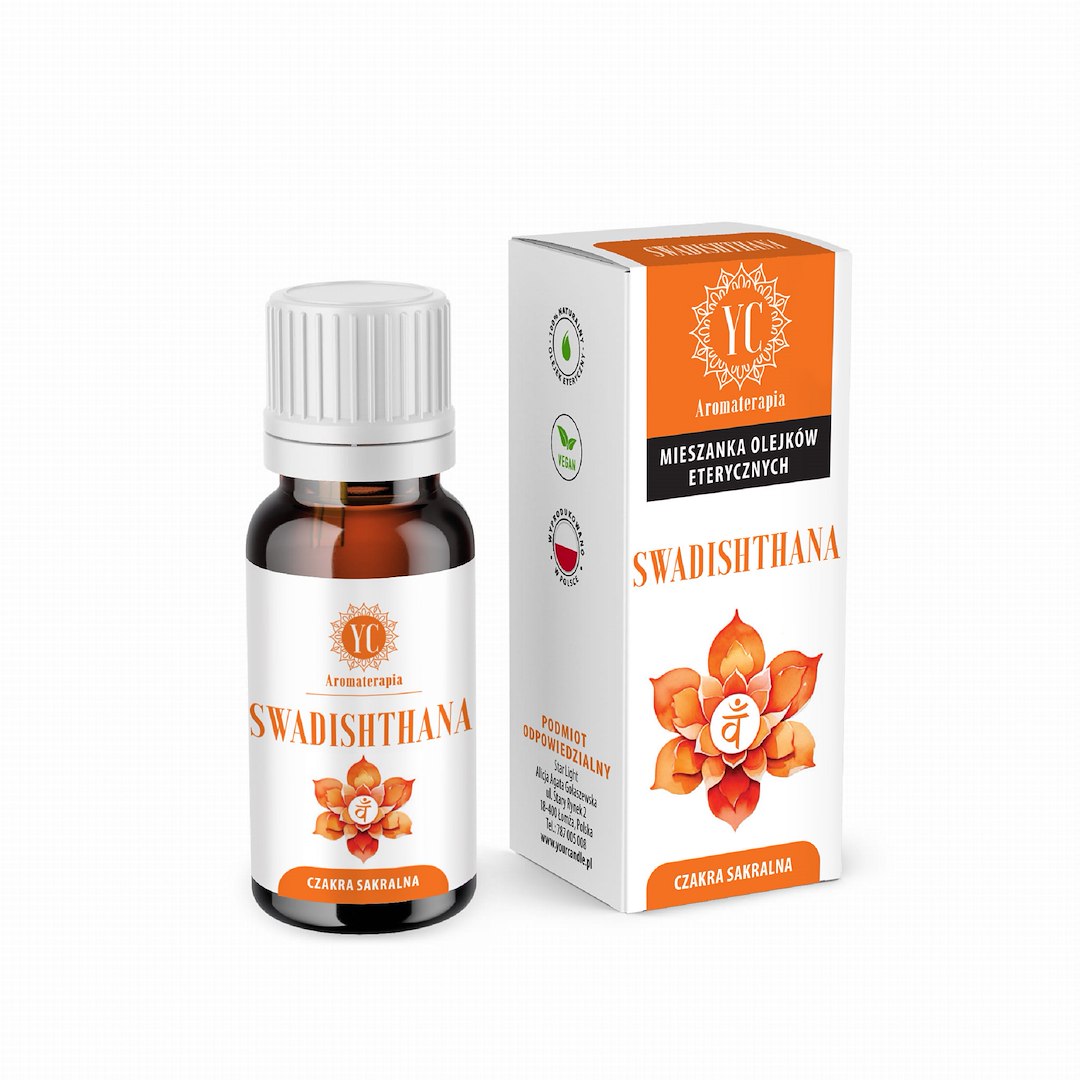 OLEJEK ETERYCZNY MIX CZAKRA SAKRALNA SWADHISTHANA 10 ml - YOUR CANDLE - obrazek 2