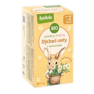 HERBATKA BAJKOWA DLA DZIECI – ŚLAZ DZIKI, DZIKA RÓŻA, PRAWOŚLAZ I RUMIANEK BIO (20 x 1,5 g) 30 g – APOTHEKE