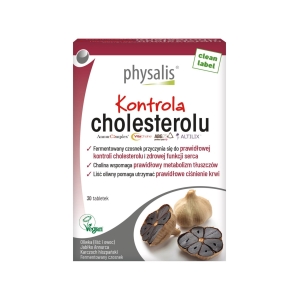 TABLETKI NA KONTROLĘ CHOLESTEROLU 30 szt. – PHYSALIS