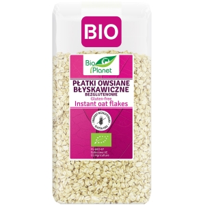 PŁATKI OWSIANE BŁYSKAWICZNE BEZGLUTENOWE BIO 300 g – BIO PLANET