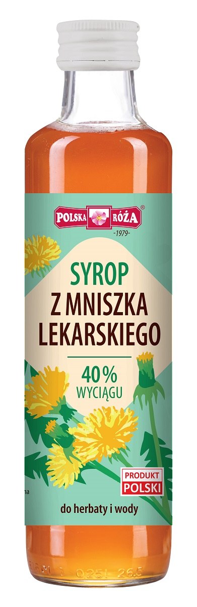 SYROP Z MNISZKA LEKARSKIEGO 250 ml - POLSKA RÓŻA - obrazek 2