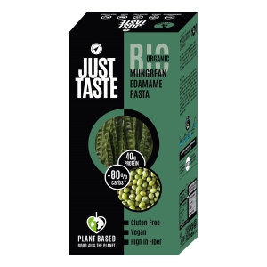 MAKARON PROTEINOWY (Z SOI EDAMAME I FASOLI MUNG) FETTUCCINE BEZGLUTENOWY BIO 250 g – JUST TASTE