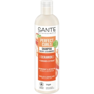 SZAMPON DO WŁOSÓW FALOWANYCH I KRĘCONYCH Z CERAMIDAMI I EKSTRAKTEM Z BANANA ECO 250 ml – SANTE