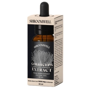 GRZYBY CORDYCEPS SINENSIS EKSTRAKT W KROPLACH 30 ml – SHROOMWELL