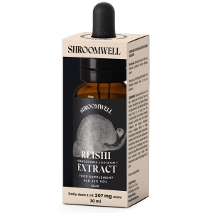 GRZYBY REISHI EKSTRAKT W KROPLACH 30 ml – SHROOMWELL