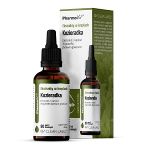EKSTRAKTY W KROPLACH KOZIERADKA BEZGLUTENOWE 30 ml – PHARMOVIT (CLEAN LABEL)