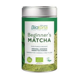 HERBATA ZIELONA MATCHA JAPOŃSKA BEGINNERS BIO 80 g – BIOTONA