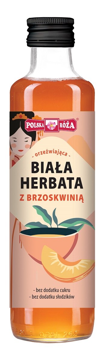 HERBATA BIAŁA Z BRZOSKWINIĄ 250 ml - POLSKA RÓŻA - obrazek 2