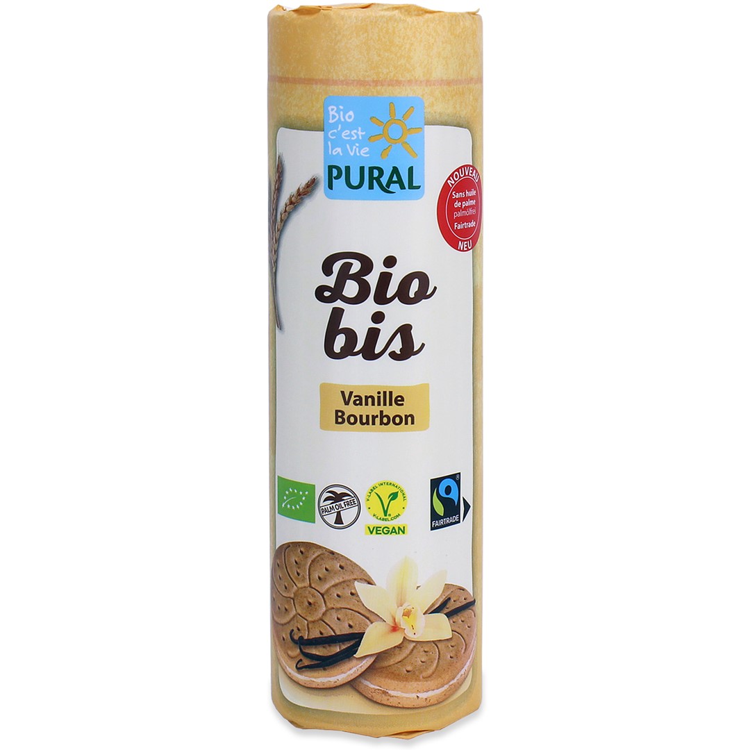 CIASTKA MARKIZY Z KREMEM WANILIOWYM FAIR TRADE BIO 320 g – PURAL (BIO BIS) CIASTKA MARKIZY Z KREMEM WANILIOWYM FAIR TRADE BIO 320 g – PURAL (BIO BIS)