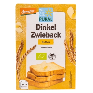 SUCHARKI ORKISZOWE MAŚLANE BIO 200 g – PURAL